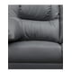 thumbnail image 5 of Sala de Piel Genuina, Sofa, Love y Sillón, 3 Piezas, Mod. Toscana, Gris Oxford, 5 of 6