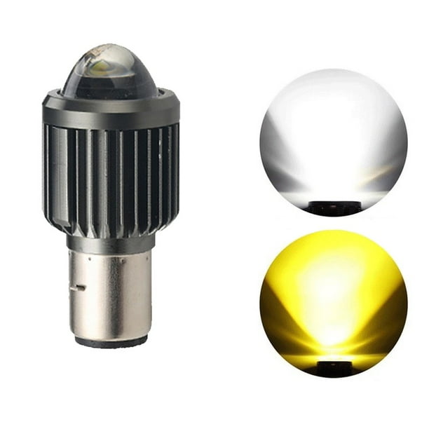 Faros Delanteros De Motocicleta Bombilla LED De Conmutación Alta/Baja H6 BA20D H4 Mini Foco De Luz De Conducción , Bajo Impermeable