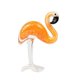 thumbnail image 2 of Estatuilla de flamenco Estatuilla de cristal, adorno de Navidad, coleccionables de flamencos, regalo de cumpleaños, estatuilla de arte Animal, escultura, obra de arte para , Naranja 7,6 cm Altura, 2 of 9