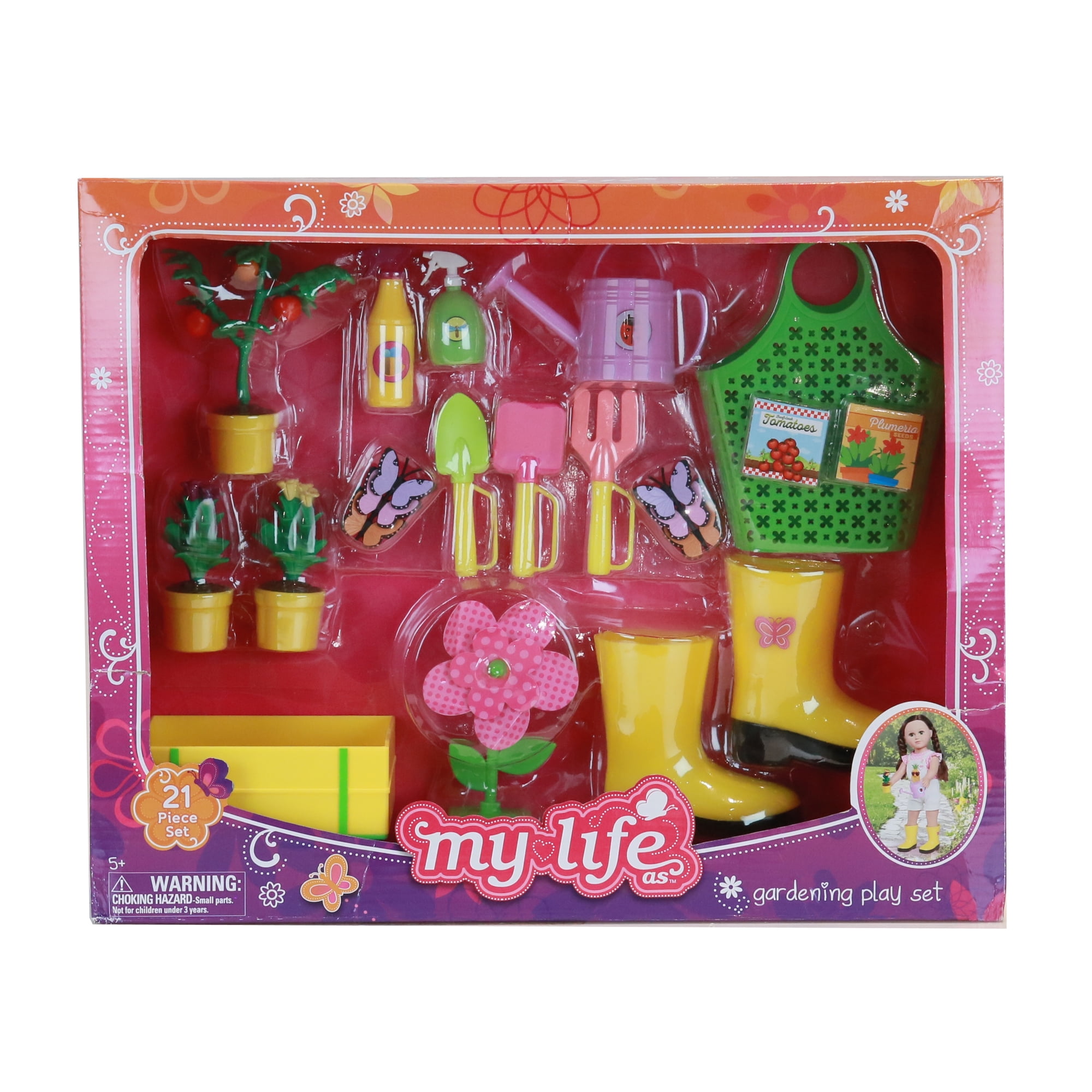 doll garden set