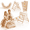 Ivory, variant on Goodevas Montessori Wooden Climbing Set 5 in 1 for Toddlers