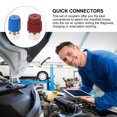 thumbnail image 3 of 2 Pcs High Low Conversion Quick Connectors Couplers for Car Air Conditioning, 3 of 7