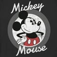 thumbnail image 2 of Women's Mickey & Friends Classic Circle Graphic Tee Black Large, 2 of 4