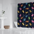 thumbnail image 2 of Space Dinosaur Pattern Shower Curtain 72"x72" ,Bathroom Decorative Shower Curtains Set with 12 Hooks,Modern Waterproof Washable Shower Curtain, 2 of 6