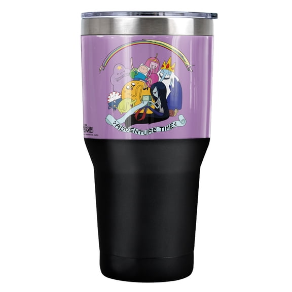 Adventure Time Print Out Stainless Steel Tumbler 30 oz Coffee Travel Cup, Vacuum Insulated & Double Wall with Leakproof Sliding Lid