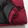 thumbnail image 5 of Munlar Black Scrub Jacket- Fashion Casual Down Cotton Thickened Thermal Vest Cotton Solid Stand Collar Single Zipper Cotton Maternity Winter Coat Christmas Winter Coat Clearance, 5 of 8