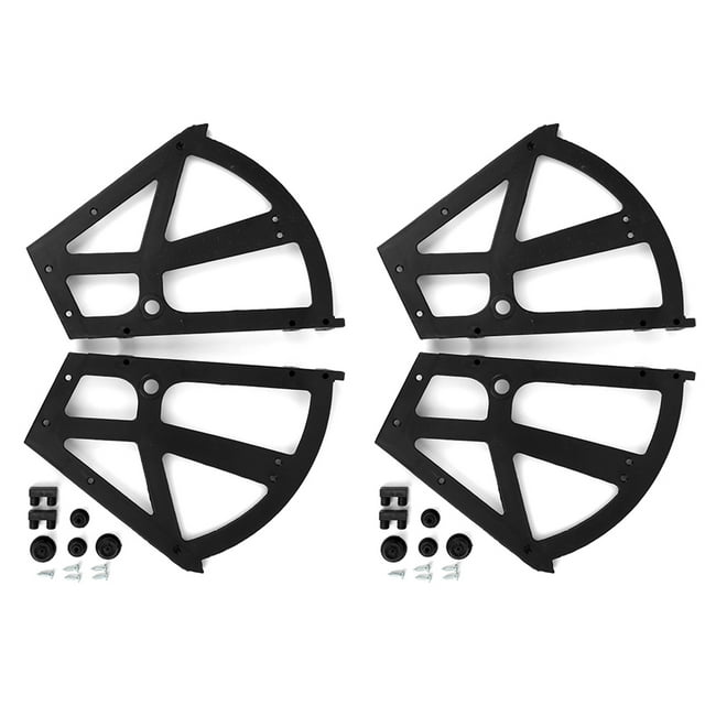 Charnières pour Armoire à Chaussures-4 Pcs/ensemble Meubles de Maison Charnières de Tiroir à Chaussures Cadre de Plaque Rabattable Accessoire