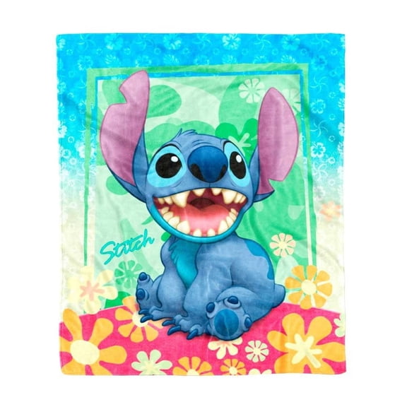 Cobertor Providencia Serenity Stitch Tropic de 180x210 cm Azul