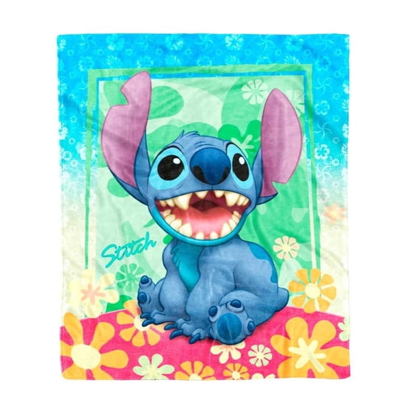 Cobertor Providencia Serenity Stitch Tropic de 180x210 cm Azul