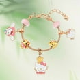 thumbnail image 2 of Anime Kitty Charm Bracelet Jewelry Family Cartoon Charm Bracelet Gifts for Women Girl - Ages 3+, 2 of 4