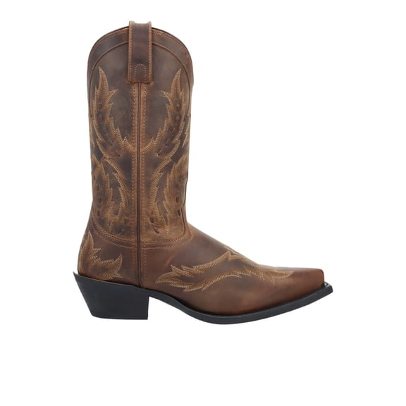 Laredo Mens Ryker Snip Toe Cowboy Mid Calf Boots