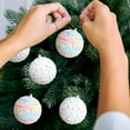 thumbnail image 5 of Leodye Christmas Candy Colored Foam Balls set of 1, Christmas Tree Ornaments Colorful Balls Christmas Decorations-9.4x9.4x3.1 in, 5 of 6