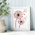 thumbnail image 5 of 1pc Hearts Dandelion Painting Stencil Reusable Drawing Template Hollow Out Stencil for Painting on Wood Furniture 8.3x11.7inch, 5 of 10