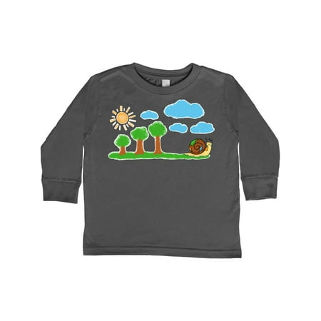 

Inktastic Painting Snail Gift Toddler Boy or Toddler Girl Long Sleeve T-Shirt