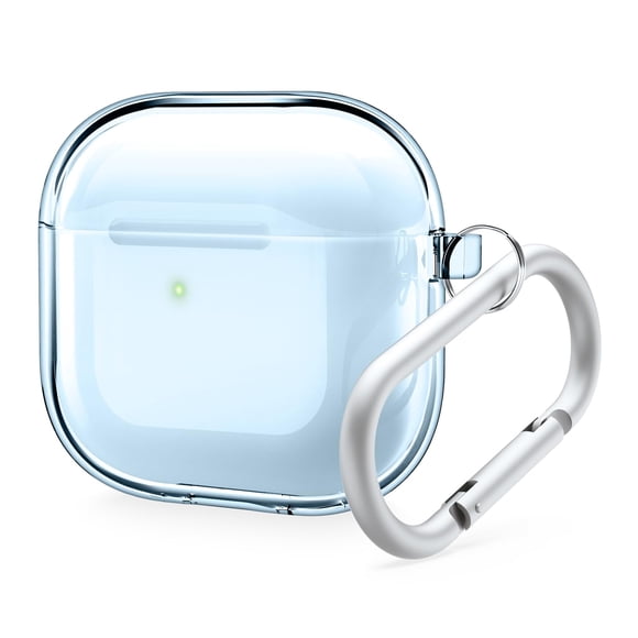 Funda Elago Clear compatible con AirPods de cuarta generación con mosquetón