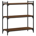 thumbnail image 6 of vidaXL Bookcase Storage Bookshelf Display Book Cabinet Black Engineered Wood, 6 of 9