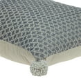 thumbnail image 5 of Parkland Collection Allegro Transitional Gray Throw Pillow, 5 of 9