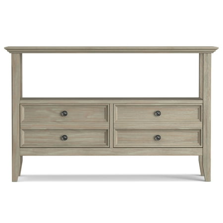 Simpli Home - Amherst Console Sofa Table - Hickory Brown