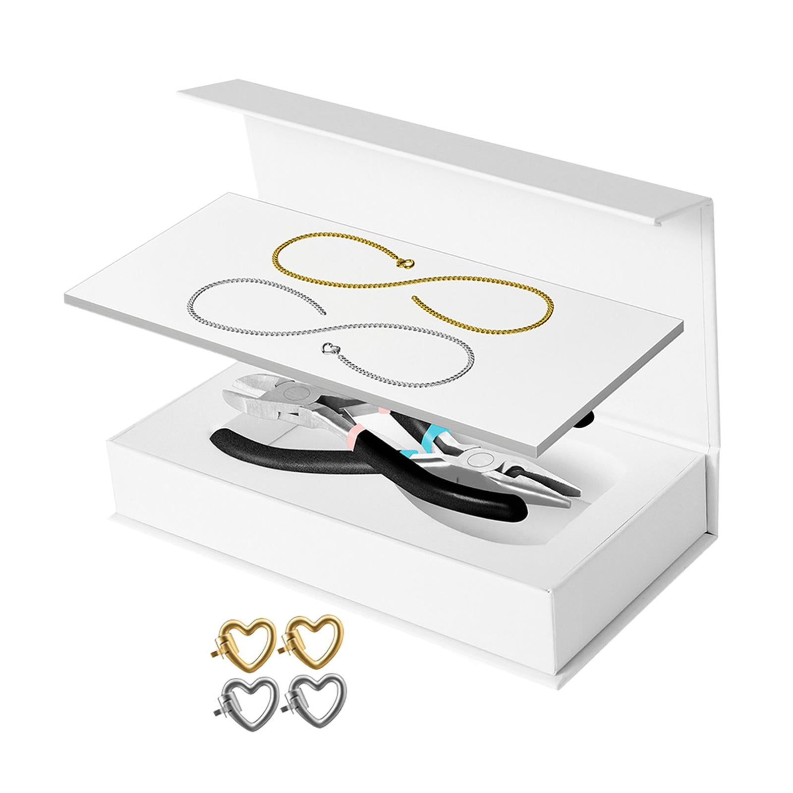 Milageto Permanent Bracelet Kit Bracelet Making for Couples for Summer Valentines 1 Gold
