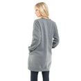 thumbnail image 4 of Made by Olivia Women's Casual Oversized Loose Fit V-Neck Fleece Pullover Sweatshirts Tunic Fall Outfits S~3X, 4 of 5
