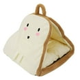 thumbnail image 3 of EHJRE Toast Shaped Cat Bed for Indoor Cats Soft Kitten Bed for Small Animal Kitten M M, 3 of 8