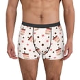 thumbnail image 1 of Balery Milk Tea Calzoncillos bóxer para hombre, ropa interior de algodón suave y transpirable con cinturilla de nailon-XX-Large, 1 of 5