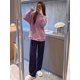 thumbnail image 1 of Pijama de terciopelo de otoño e invierno para mujer, suéter de manga larga, traje de dibujos animados con forma de oso y tarro de miel, ropa dulce para el hogar, 1 of 6