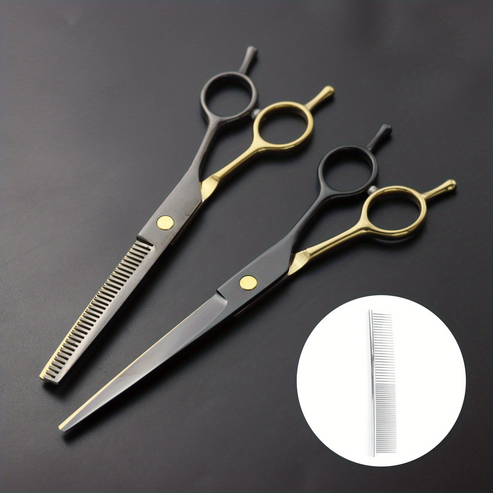Pet Dual Purpose Beauty Scissors Thin Pet Dog Hair Trimming Tool