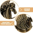 thumbnail image 3 of TABLETREANDS Escultura De De Caballo Con Alas Símbolo Del Zodiaco Chino Animal Decorativo Para, 3 of 6
