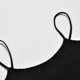 thumbnail image 5 of Gibobby Trajes de Baño para Mujer Bikini dividido sin mangas con estampado de en contraste de moda informal de color sólido para mujer(Negro,M), 5 of 5