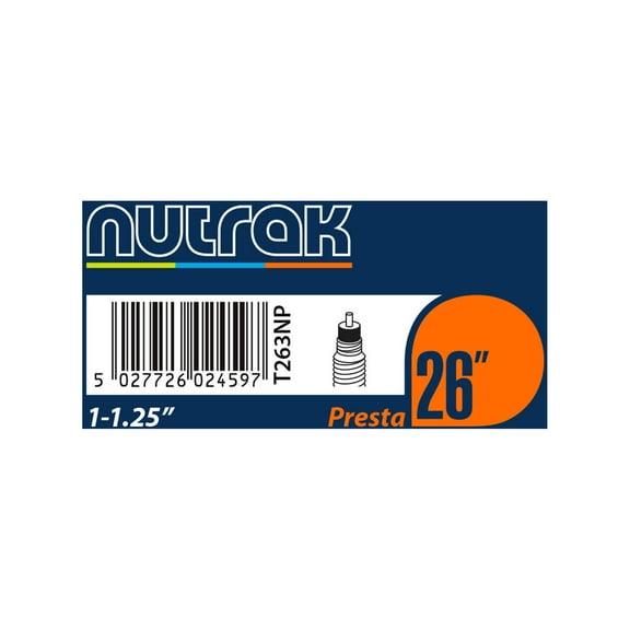 Nutrak 26 x 1 - 1.25 inch Presta inner tube
