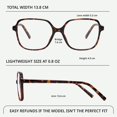 thumbnail image 2 of Gafas de bloqueo de luz azul miyya para mujer, moda vintage, 2 of 6