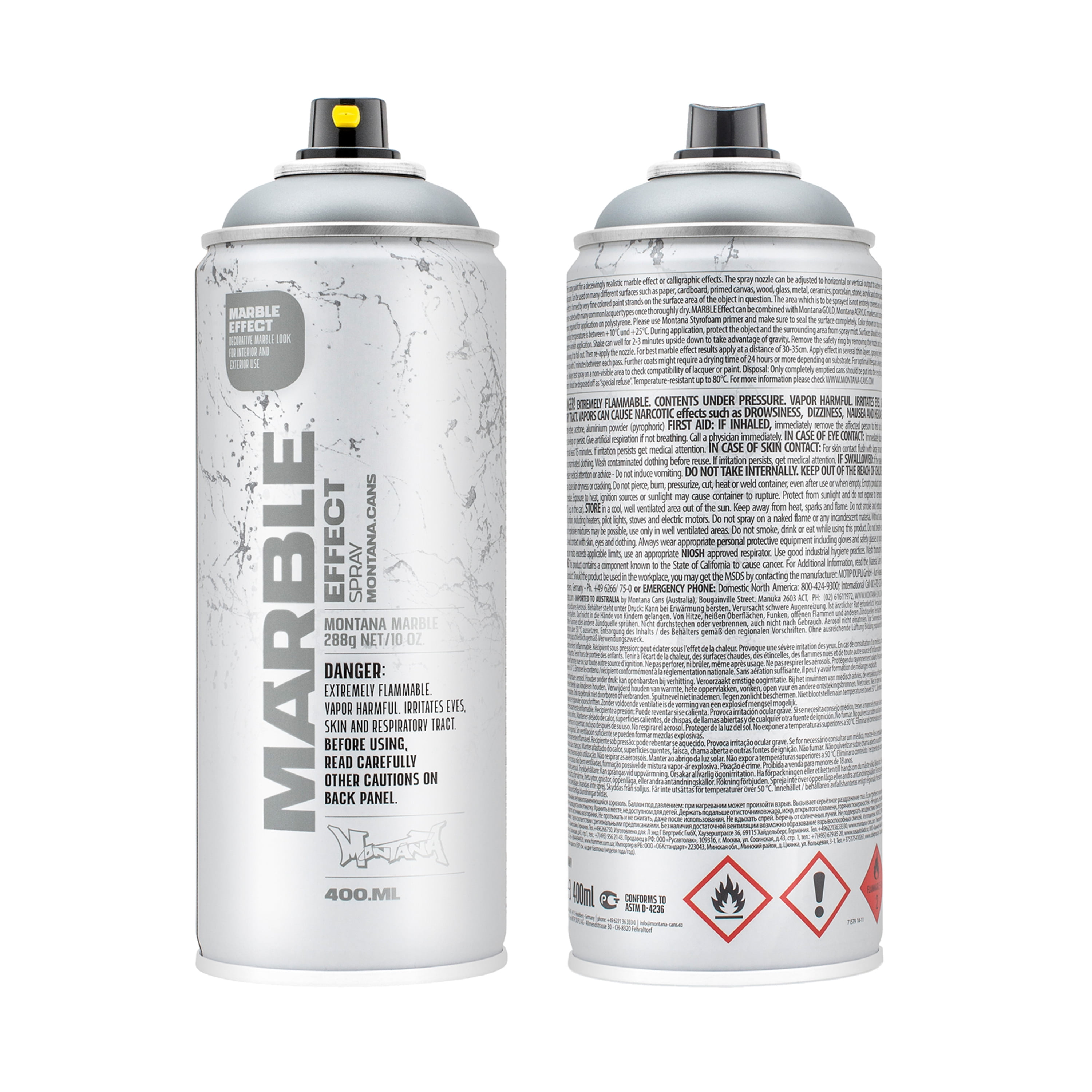 Montana Effect 400 ml Marble Spray Color, Silver