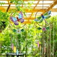 thumbnail image 4 of Anuirheih Wind Chimes Hummingbird Indoor/Outdoor, Metal Wind Chimes for Outside Garden, Patio, Yard, Backyard(22x8inch), 4 of 7