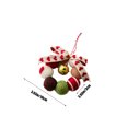 thumbnail image 3 of Christmas Door Wreath Hwkond Christmas Decoration Mini Wreath DIY Wool Ball Bell Wreath Girly Heart Decoration Wreath Christmas Decoration, 3 of 6