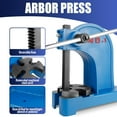 thumbnail image 4 of Arbor Press, 1 Ton Cast Iron Manual Lever Press, 5.5in Work Height Precision Hand Press for Stretching, Forming, Flattening, 4 of 8