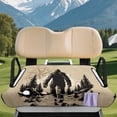 thumbnail image 3 of XYZCANDO Wilderness Bear 2-Seat Golf Cart Seat Cover with 4 Pockets, Non-Slip Washable Terry Cloth Universal Fit Outdoor Golf Accessory, 3 of 8