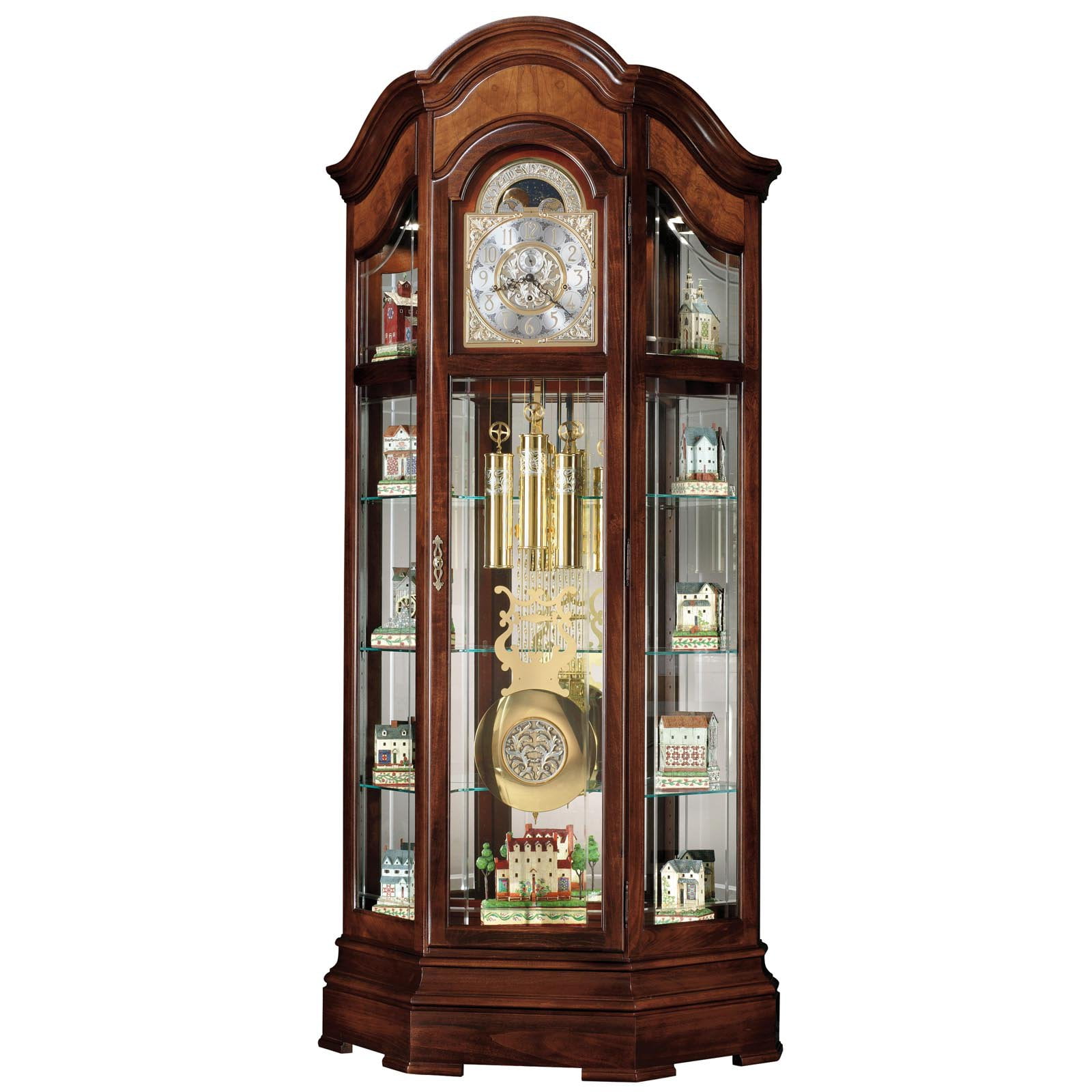 Howard Miller Majestic Curio Grandfather Clock