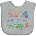 thumbnail image 3 of Inktastic Park Ranger Future Boys or Girls Baby Bib, 3 of 4