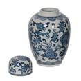 thumbnail image 2 of A&B Home Amerie Lidded Decorative Jar-Color:Blue,Style:Classic Vintage, 2 of 3