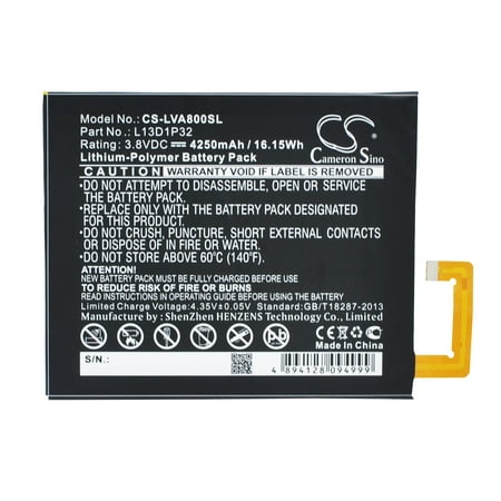 4250mAh LE L13D1P32 Battery for Lenovo IdeaPad A8-50 IdeaPad A5500 IdeaPad A8 TAB3 8