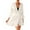 01-White127, variant on Wxolcjlv Womens Solid Satin Robe Three Quarter Sleeve Ruffle Hem Bathrobe Nightgown