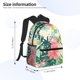 thumbnail image 2 of Easygdp Tropical Flowers Mochila Casual para Portátil, Mochila para Escuela, Viajes, Negocios, 2 of 6