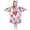 Pink and Maroon Hearts, variant on Wearable Blanket with Sleeves and Pocket Oversized Hooded Sweatshirt 3-14 YR Pink and Maroon Hearts S