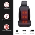 thumbnail image 3 of Heated Seat Cushion, 12V/24V Universal Car Heated Seat Cushion, Soft Warm Seat Covers for Full Back and Seat, Suitable for Car Truck in Winter, 3 of 7