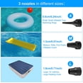 thumbnail image 4 of 210W Electric Air Pump 2 in 1 Electric Inflator for Inflatable Mattresses, Inflatable Boats and Collapsible Pools, Electric Inflator with 3 Mouths, 240V AC, 4 of 5