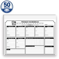 Today's To-Do List Notepad 5.5 x 8.5 Inch, Pack of 3 Daily Planner Pads ...