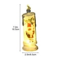 thumbnail image 3 of sruoe Decoration LED Candle Light, Flameless Candles, Flickering Fake Candles, Pumpkin Lantern Electronic Candle, Electric Tea Candles for Halloween, Christmas, Holiday, Anniversary, Wedding, Party, 3 of 7
