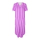 thumbnail image 3 of Vestido de Manga Corta para las Mujeres, Vestido Casual de Cuello en V de Bolsillo de Impresión de Moda Sexy Hecho de Poliéster Ligero para el Verano, Vestido de Verano para las Mujeres, 3 of 5