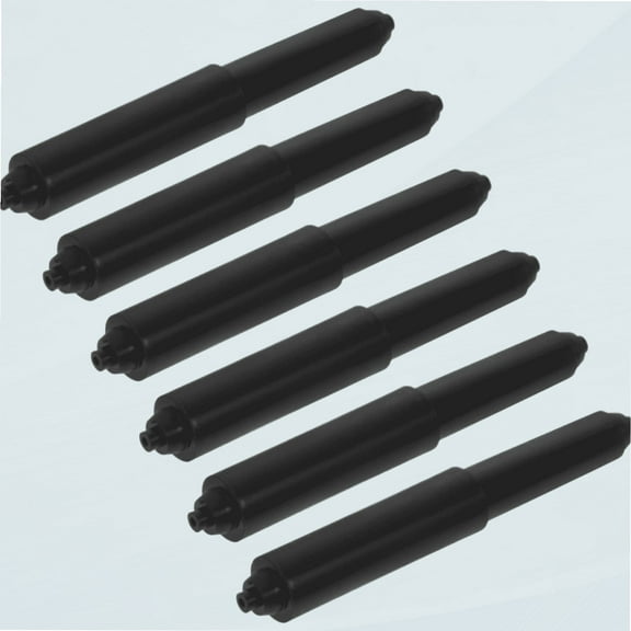 6pcs Rollers Carton Shaft Toilet Paper Scented Roller Tissue Spring- Loaded Toilet Paper Holder Toilet Paper Holder Rod Roller Toilet Holder Stand Plastic Paper Towel Holder Spring